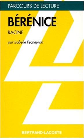 Couverture : Bérénice de Racine