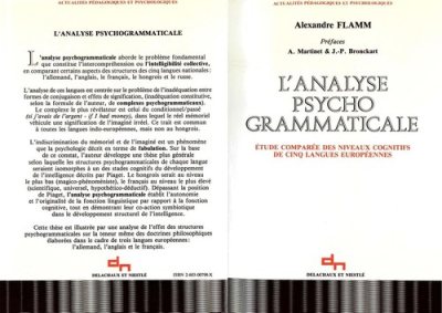 Couverture : L'analyse psychogrammaticale