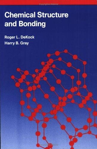 Couverture : Chemical Structure and Bonding