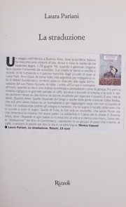 Couverture : La straduzione