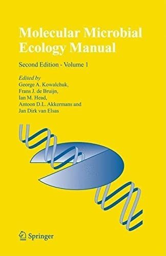 Couverture : Molecular microbial ecology manual
