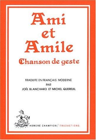 Couverture : Ami et Amile, chanson de geste