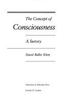 Couverture : The concept of consciousness