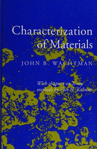 Couverture : Characterization of materials