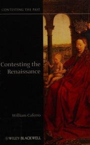 Couverture : Contesting the Renaissance