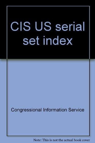 Couverture : CIS US serial set index.