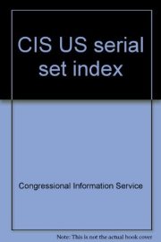 Couverture : CIS US serial set index.