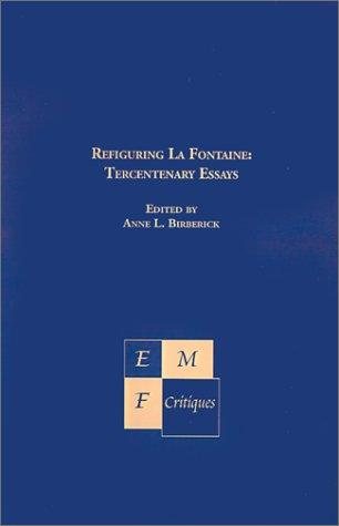 Couverture : Refiguring La Fontaine