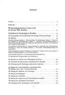 Couverture : Geschichte der Psychologie in Brasilien