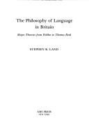 Couverture : The philosophy of language in Britain