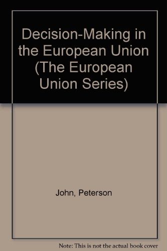 Couverture : Decision-Making in the European Union