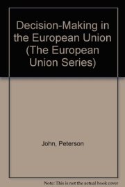 Couverture : Decision-Making in the European Union