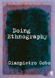 Couverture : Doing ethnography