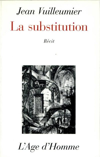 Couverture : La substitution