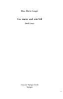 Couverture : Der Autor und sein Stil