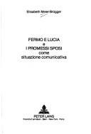Couverture : Fermo e Lucia e I promessi sposi come situazione comunicativa