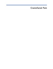 Couverture : Craniofacial pain