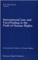 Couverture : International law and fact-finding in the field of human rights
