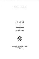 Couverture : Cráter