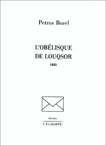 Couverture : L'Obélisque de Louqsor