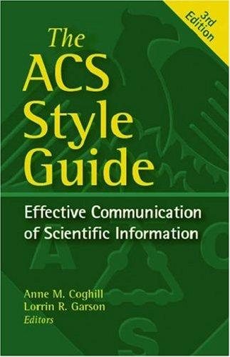 Couverture : The ACS style guide