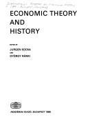 Couverture : Economic theory and history