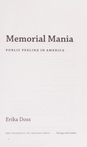 Couverture : Memorial mania