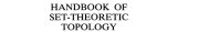Couverture : Handbook of set-theoretic topology