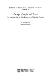 Couverture : Groups, graphs, and trees