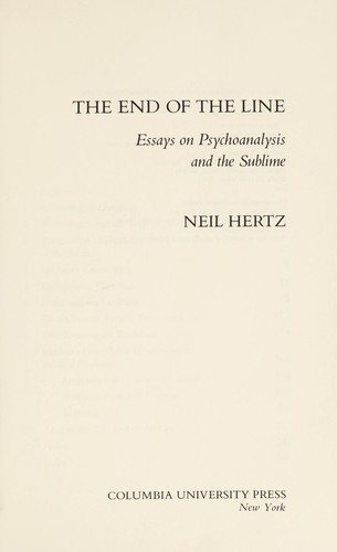 Couverture : The end of the line