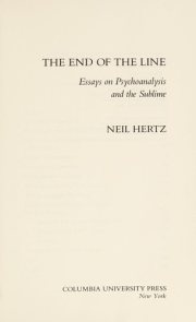 Couverture : The end of the line