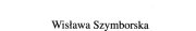 Couverture : Wiersze wybrane