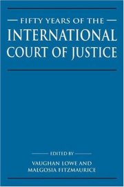 Couverture : Fifty years of the International Court of Justice