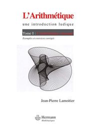 Couverture : L'Arithmétique. Une introduction ludique