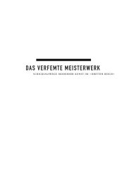 Couverture : Das verfemte Meisterwerk