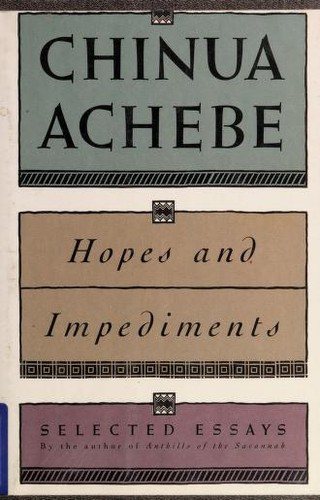 Couverture : Hopes and impediments