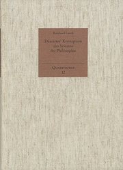 Couverture : Descartes' Konzeption des Systems der Philosophie