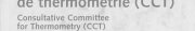 Couverture : Comité consultatif de thermométrie. Rapport de la 19e session, 1996, septembre