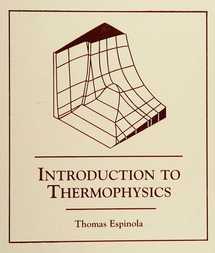 Couverture : Introduction to thermophysics