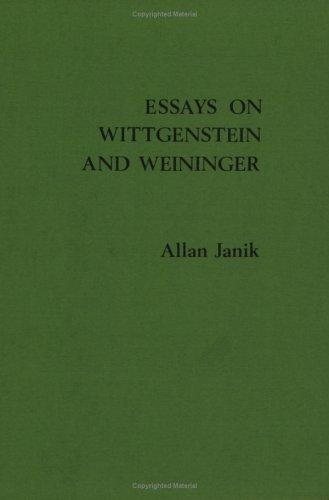 Couverture : Essays on Wittgenstein and Weininger