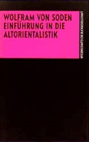 Couverture : Einführung in die Altorientalistik