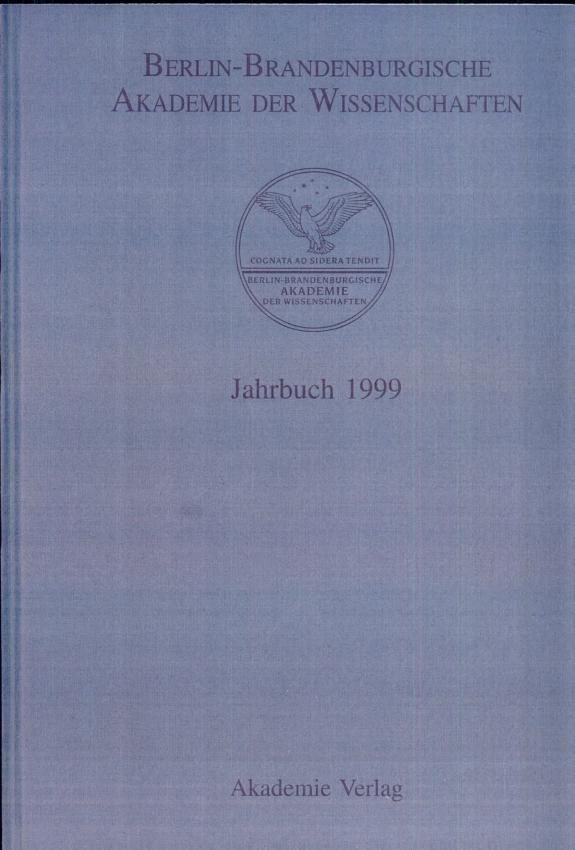 Couverture : Jahrbuch 1999