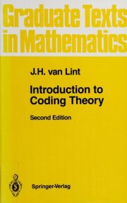 Couverture : Introduction to coding theory