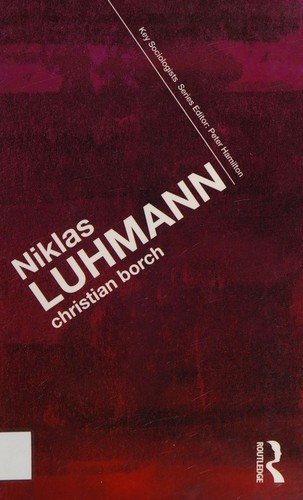 Couverture : Niklas Luhmann