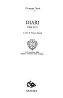 Couverture : Diari
