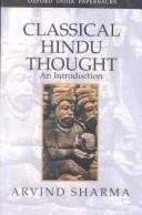 Couverture : Classical Hindu thought