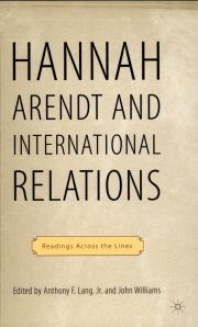 Couverture : Hannah Arendt and international relations