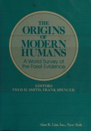 Couverture : The Origins of modern humans