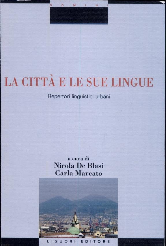 Couverture : La città e le sue lingue