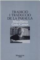 Couverture : Tradició i traducció de la paraula